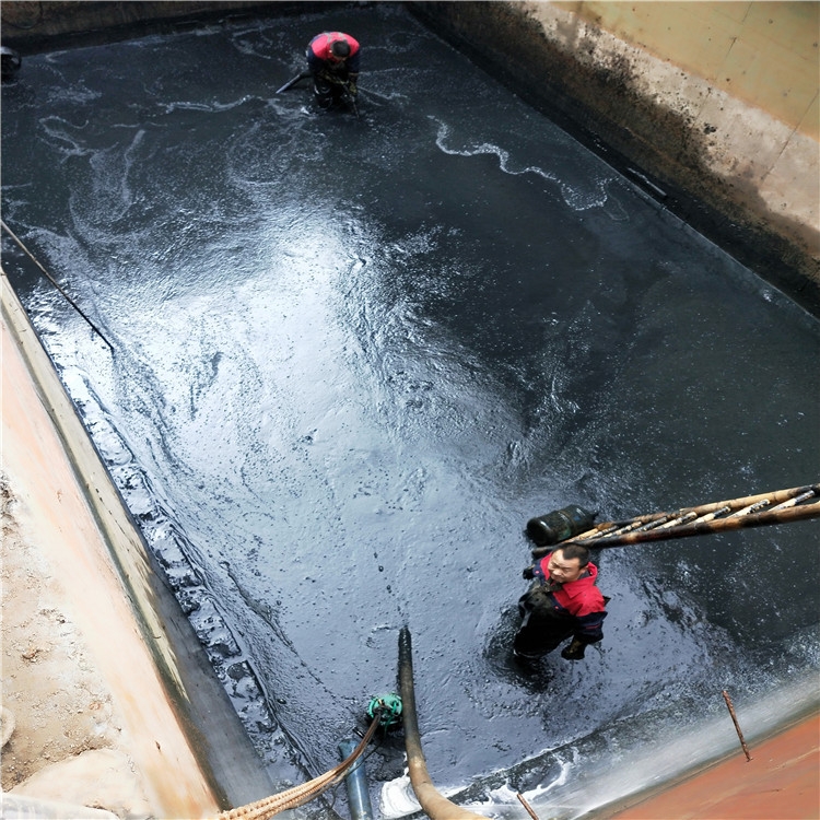 陕州废水池清理